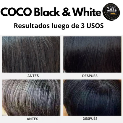 SHAMPOO EN BARRA ANTI CANAS - RESTAURA EL COLOR NATURAL DE TU CABELLO